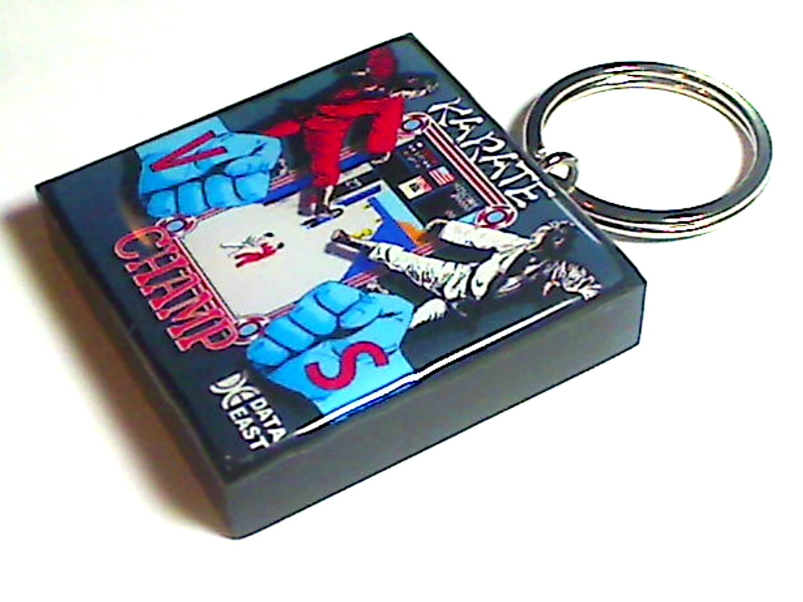Karate Champ Arcade Coin Door accessory Keychain
