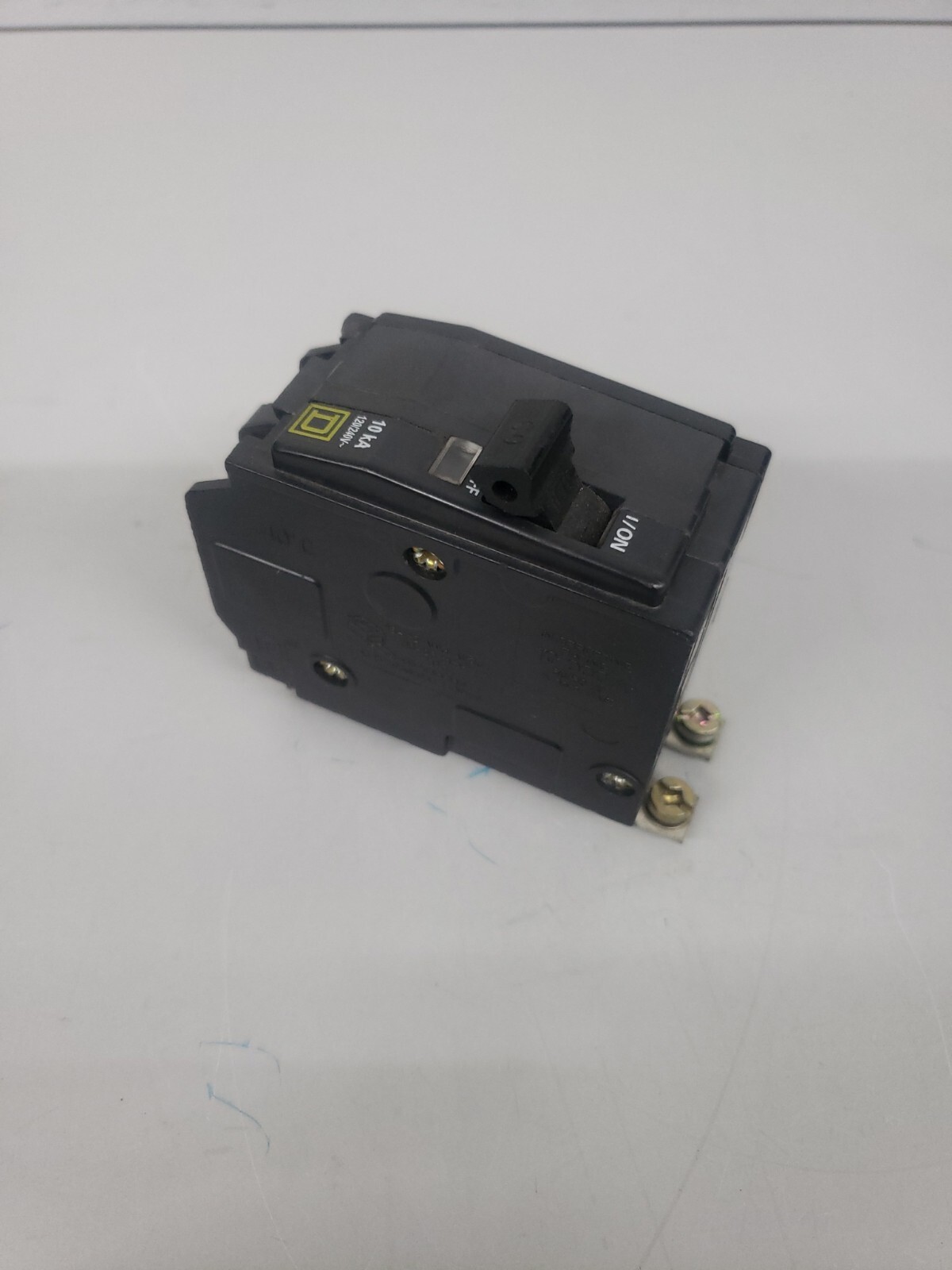 1) SQUARE D QOB260 2 POLE 240V 10 KA 60 AMP BOLT ON CIRCUIT BREAKER *BLACK#