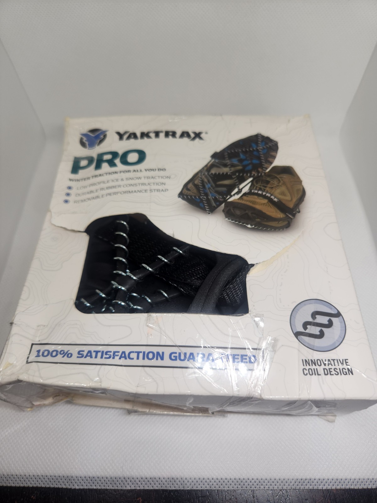 YAKTRAX PRO Winter Traction sz S Small black one pair ice snow
