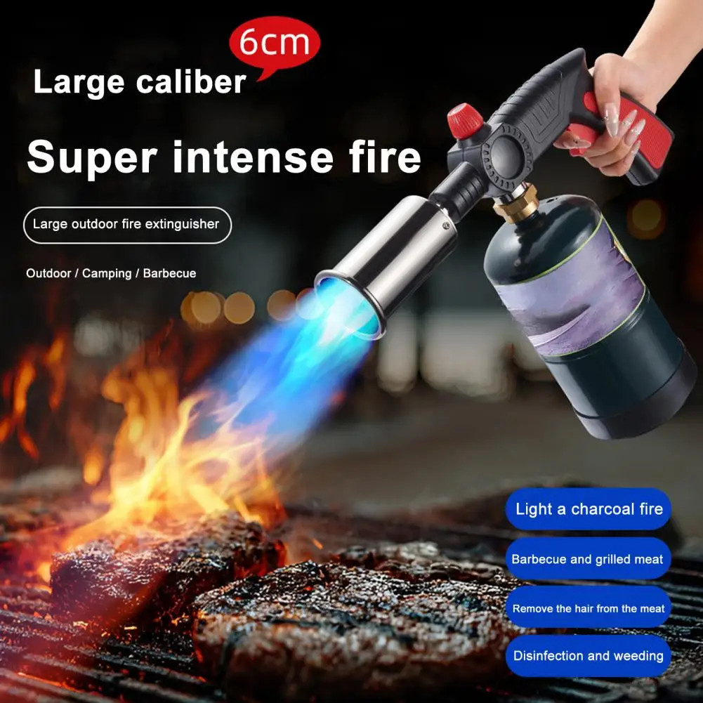 Kitchen Cooking Grill Propane Torch Searing Charcoal Camp Fire Starter Outdoor