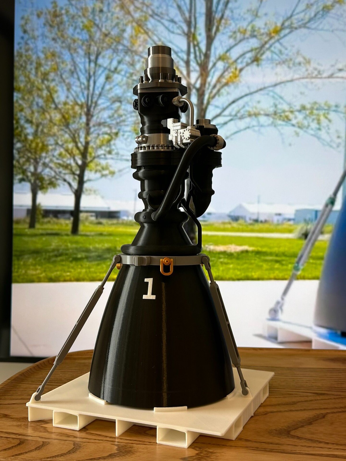 SpaceX Starship 3D Printed Spacecraft Rocket Model Decor