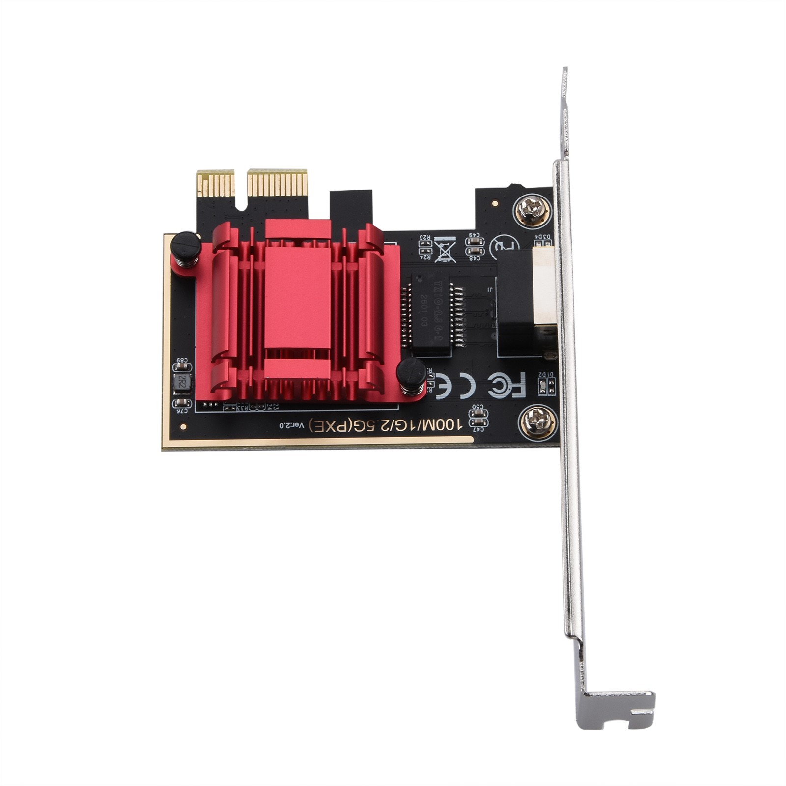 Network Adapter Card 2.5G PCI-E To RJ45 RTL8125 Computer Modification Accessory