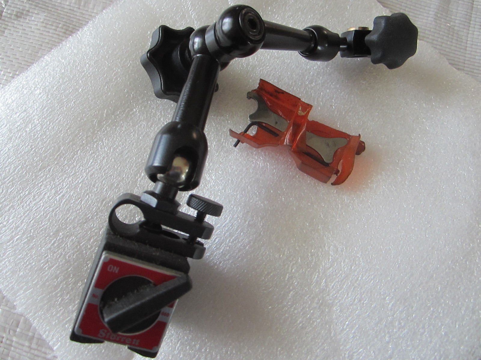 STARRETT 660 MAGNETIC BASE INDICATOR HOLDER POST ASSEMBLY