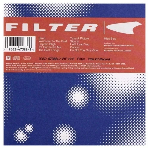 Filter- Title Of Record  CD  Good condition
