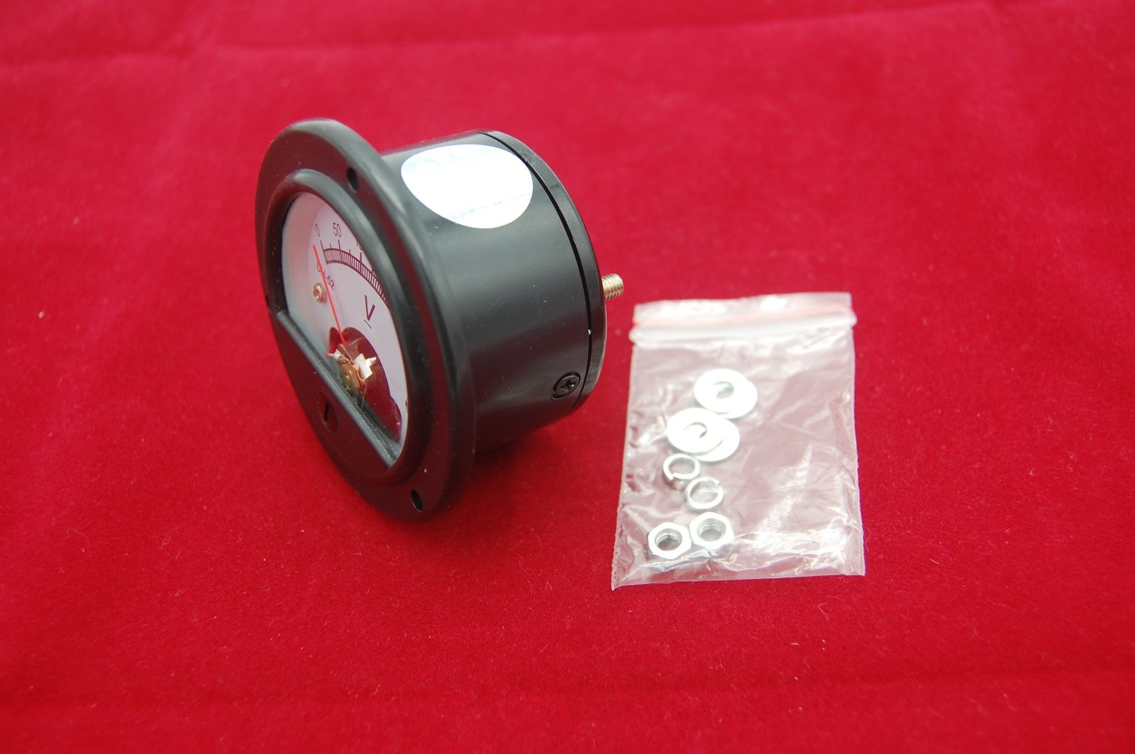 DC 0- 2A Round Analog Ammeter Panel Current Dia. 66.4mm DH52 direct connect