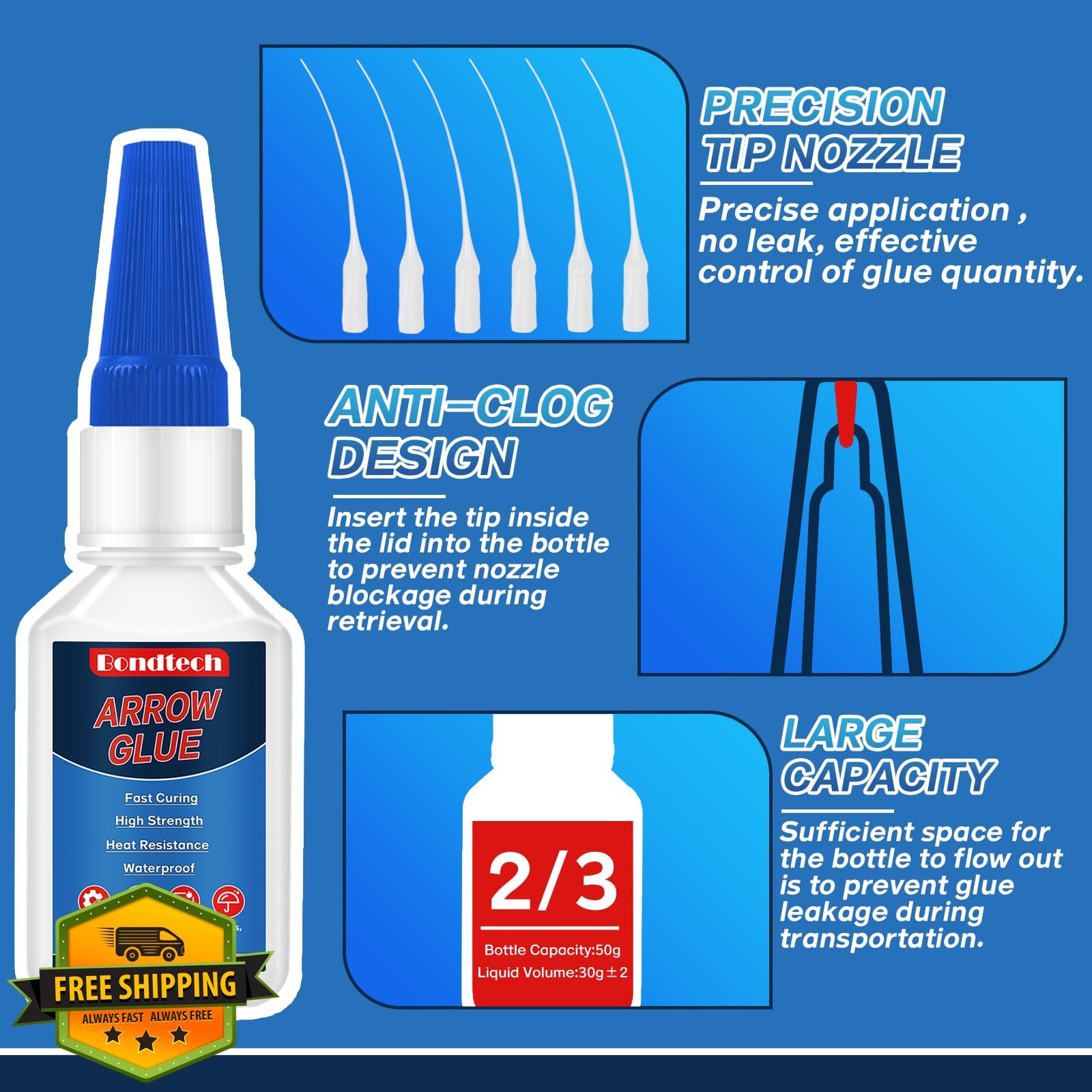 Bondtech Arrow Glue 30g Fletching Adhesive