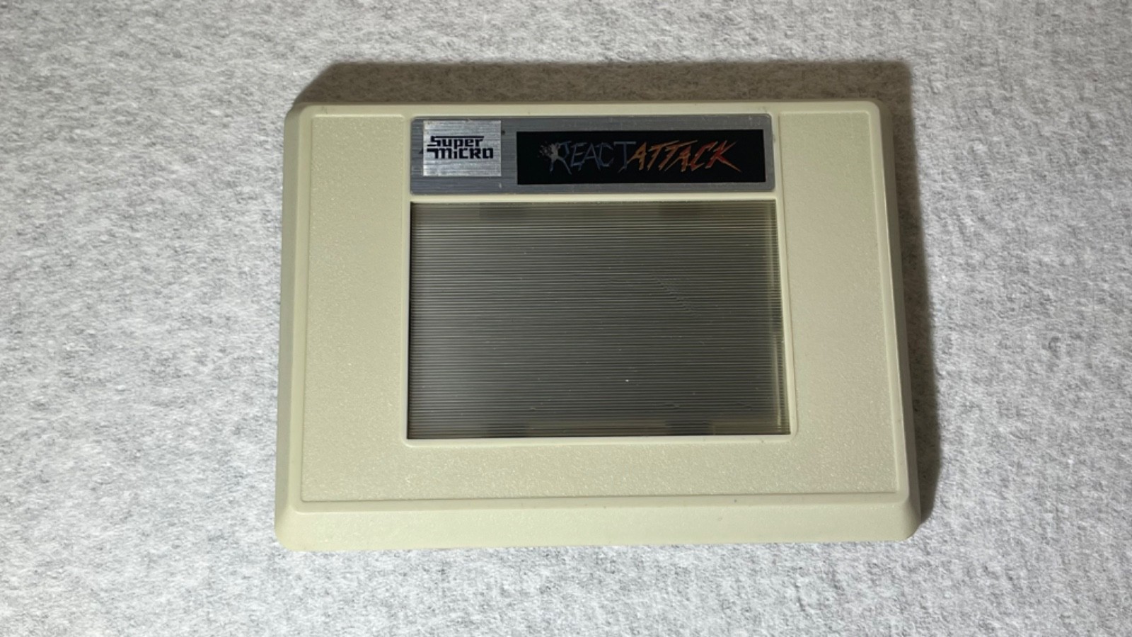 HTF 1983 Palmtex React Attack Home Computer Software Super Micro Cartridge Game