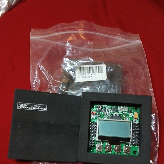 tandertrunk LCD Character Display Module with Control Buttons, Green/Black