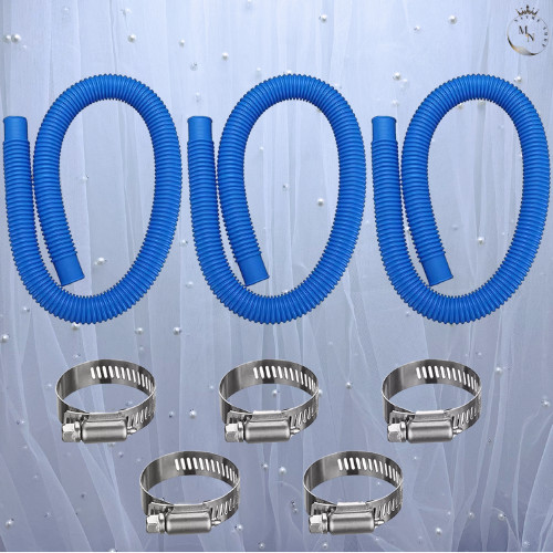 Pool Hoses Replacement 1.25" X 41" For Above Ground Pools  Diameter Pool Pump