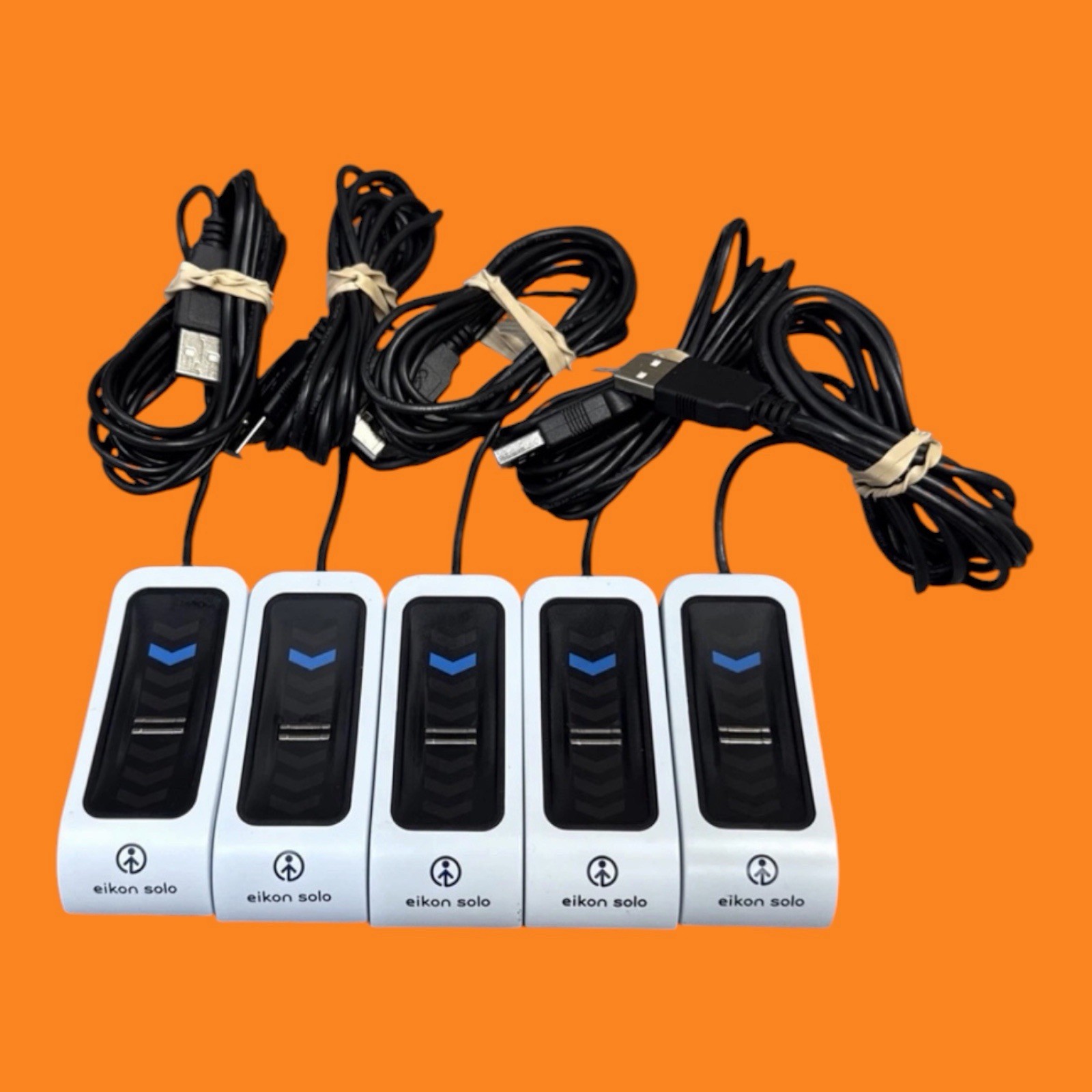 Upek Eikon Solo TCRG5B Fingerprint Scanner Reader (NO SOFTWARE) Bundle Lot USB