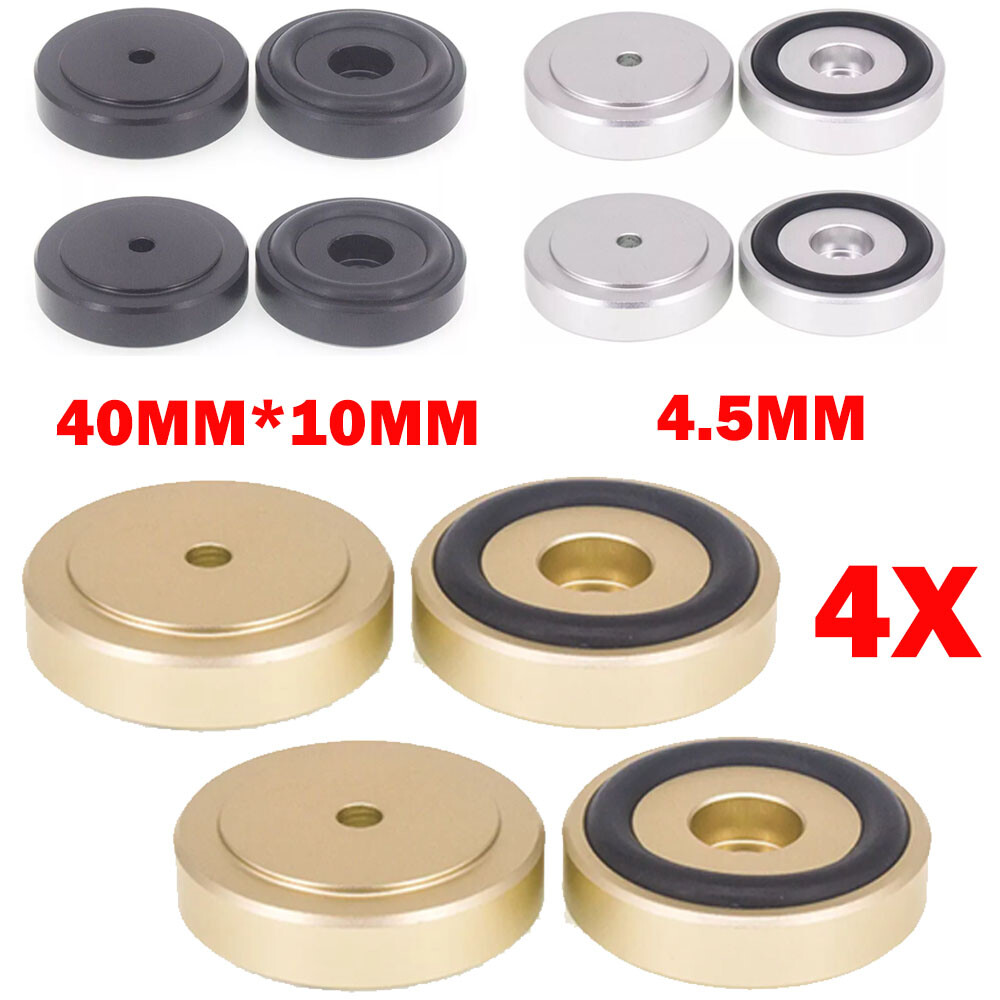 4pc Amplifier Feet For HIFI Turntable Audio Speaker Isolation Feet Pad 40*10mm