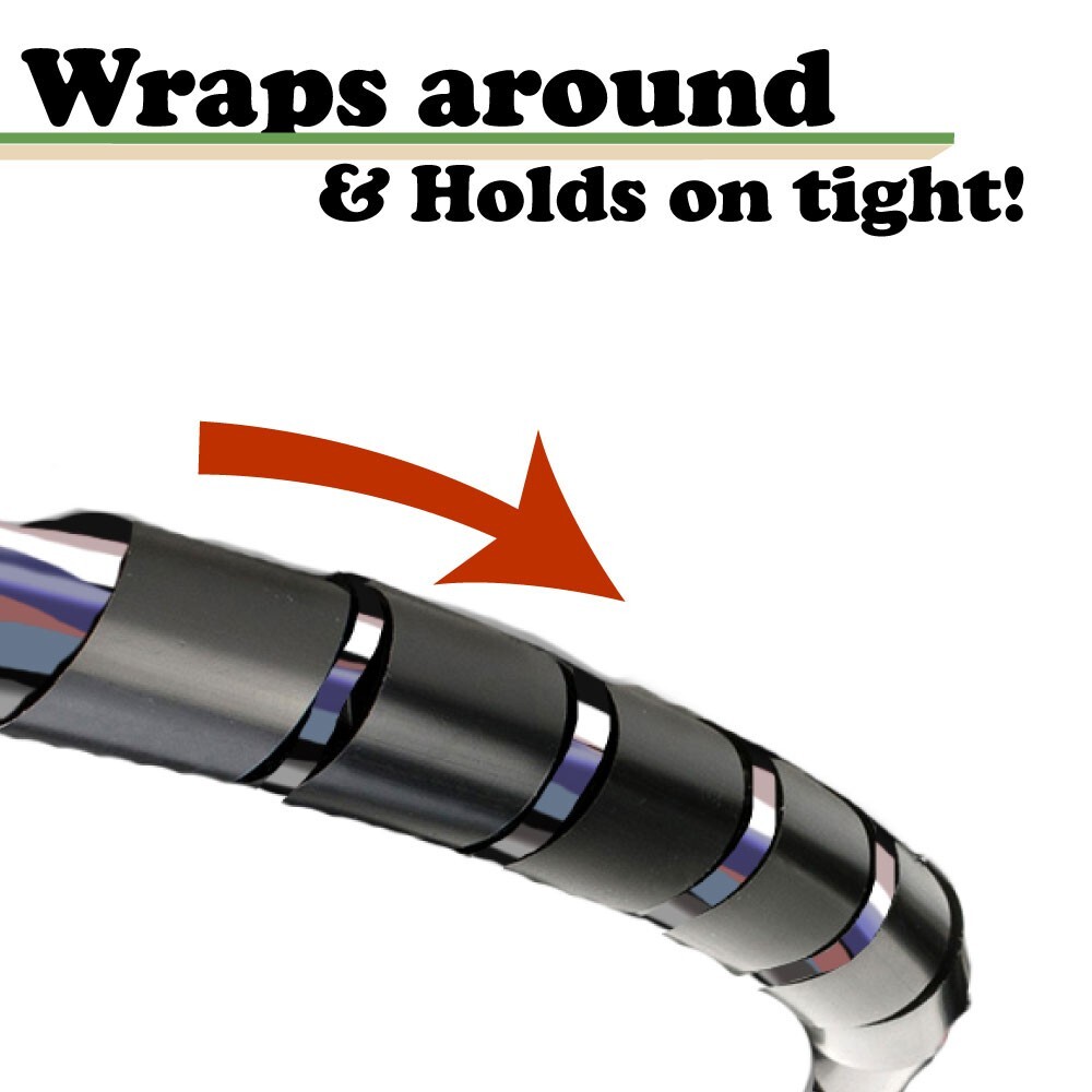 ACT AL-CWP-750-0-C UV Black Polyethylene 3/4″ Cable Wrap, 100ft Roll