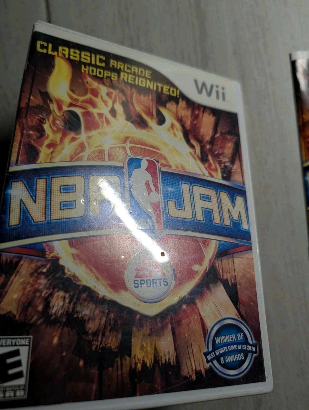 NO GAME NBA Jam Nintendo Wii Case Manual