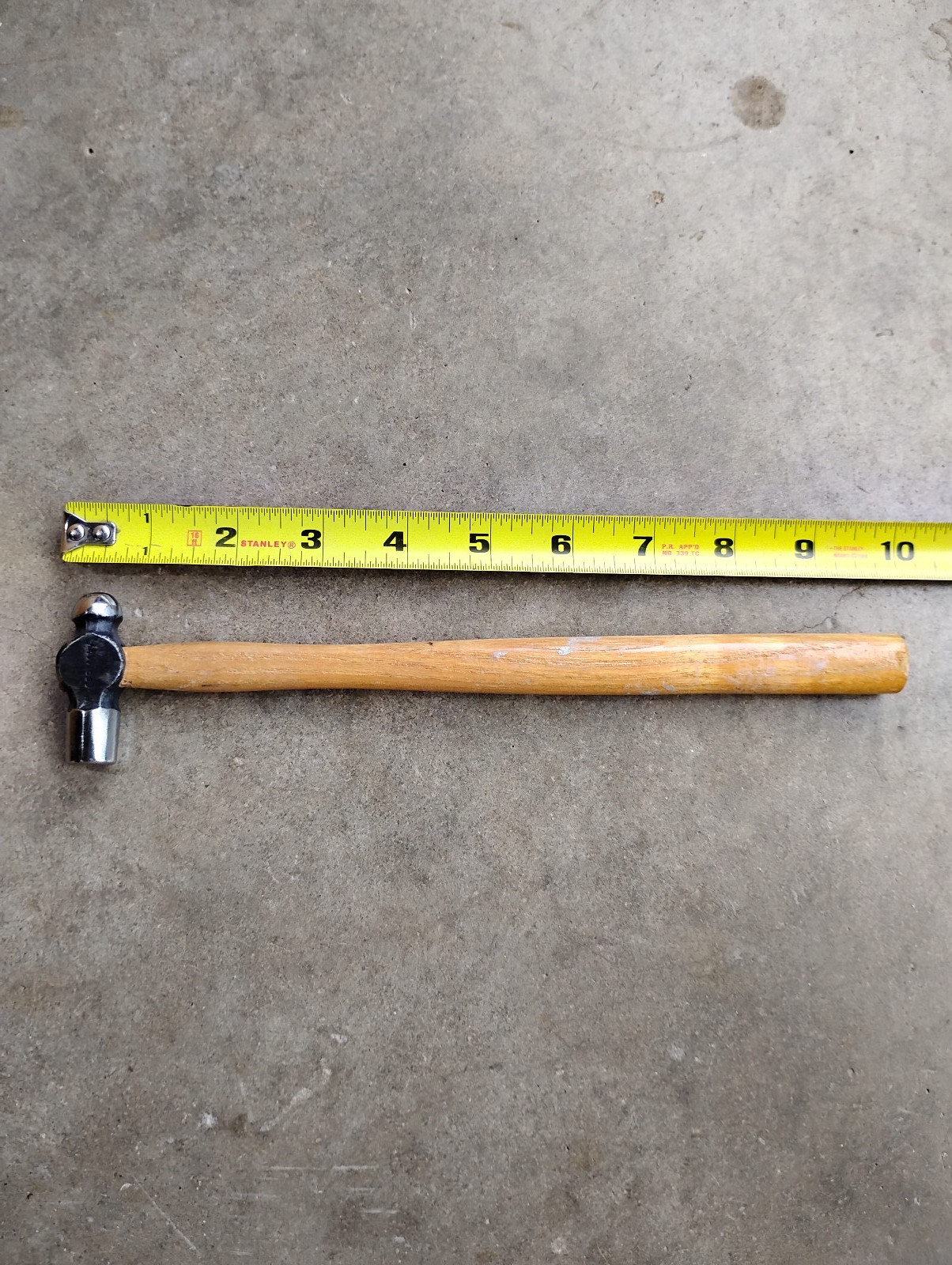 Vintage Small 2 oz Jewelers Gunsmithing Ball Peen Hammer Germany
