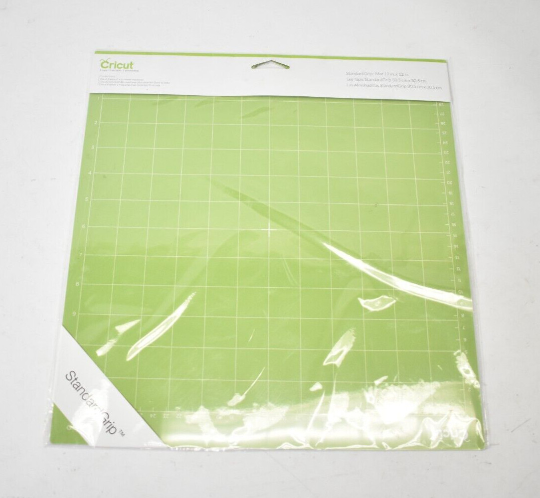 Cricut Standard Grip Cutting Mat 2001974 12" x 12" 2 Pack Green Adhesives
