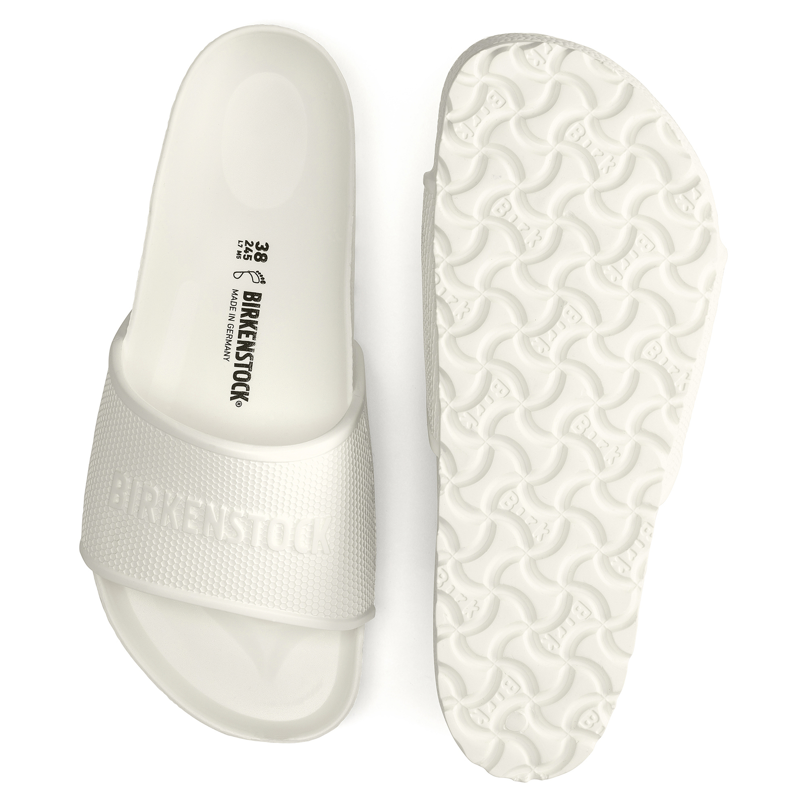 Birkenstock Barbados Slides Unisex Sandals - 1015399 - White - New