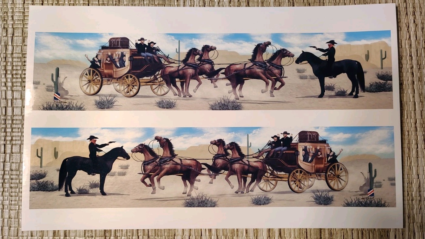 3 inch X 13.5 Inch Smokey and the Bandit Semi Truck Mural  Vinyl Decal Snow Man