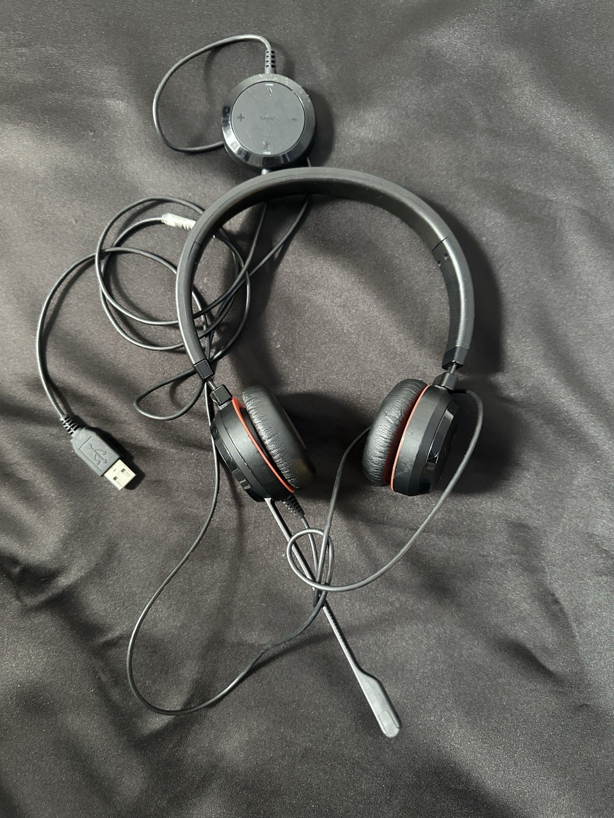Jabra Evolve2 30 MS Stereo USB Wired Headset Noise Cancelling Boom Mic Teams