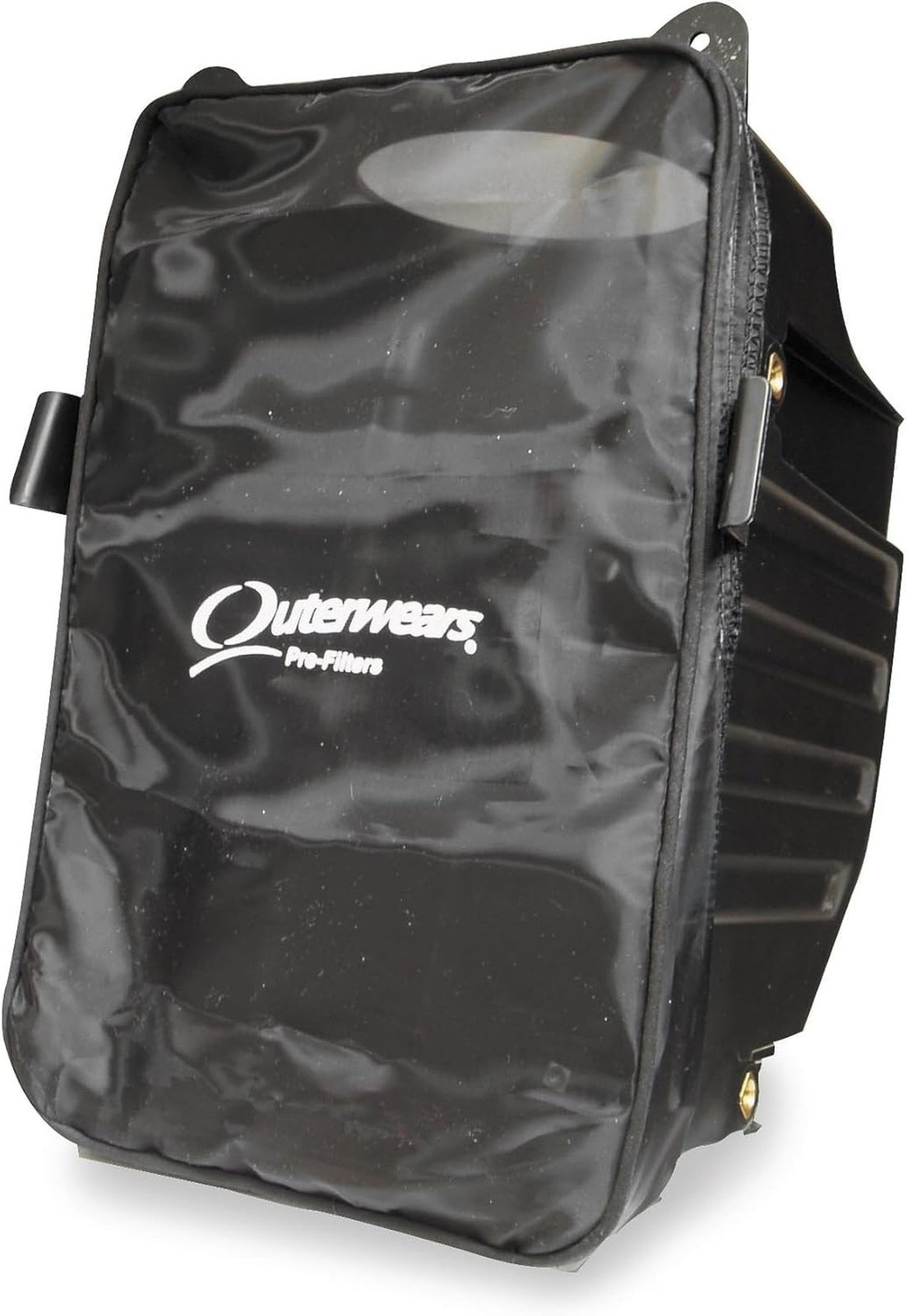 Air Filter Wrap, Pre Filter, 3-1/2 in OD, 6 in Tall, Polyester, Black, Each