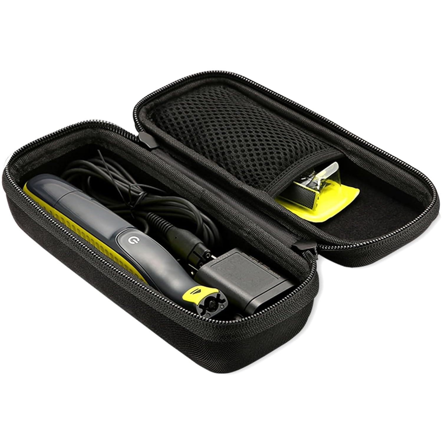 Travel-Friendly Hard Case for Electric Trimmers - Accessory-Friendly Design
