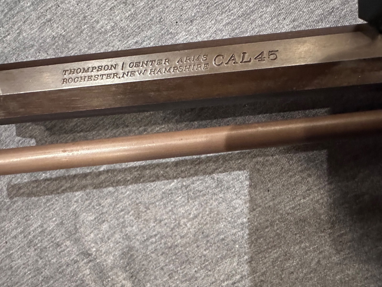 Early Thompson Center .45 Caliber Hawken FLINTLOCK Barrel Assembly