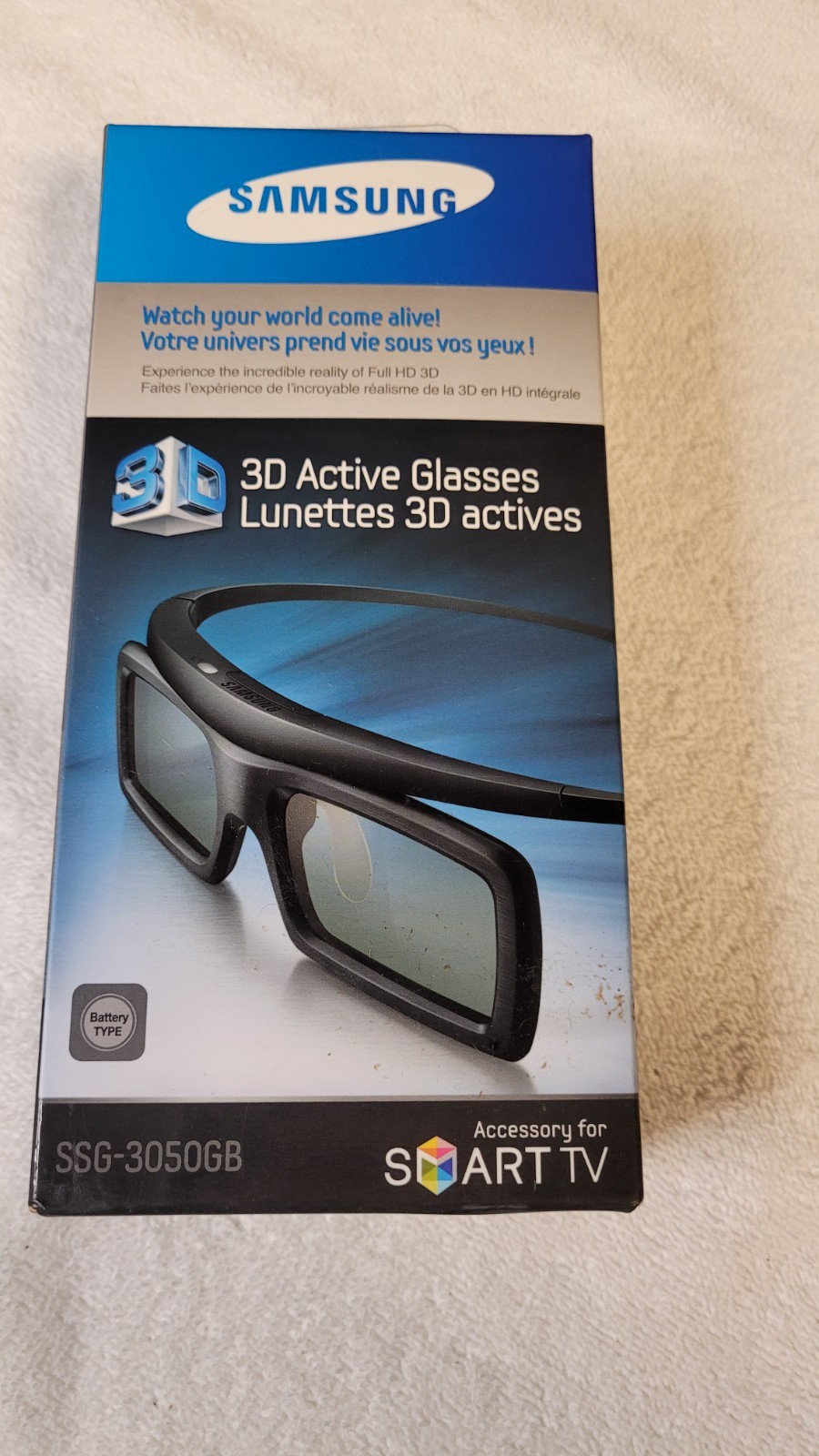 Samsung SSG-3050GB Stereoscopic 3D Active Glasses - Black
