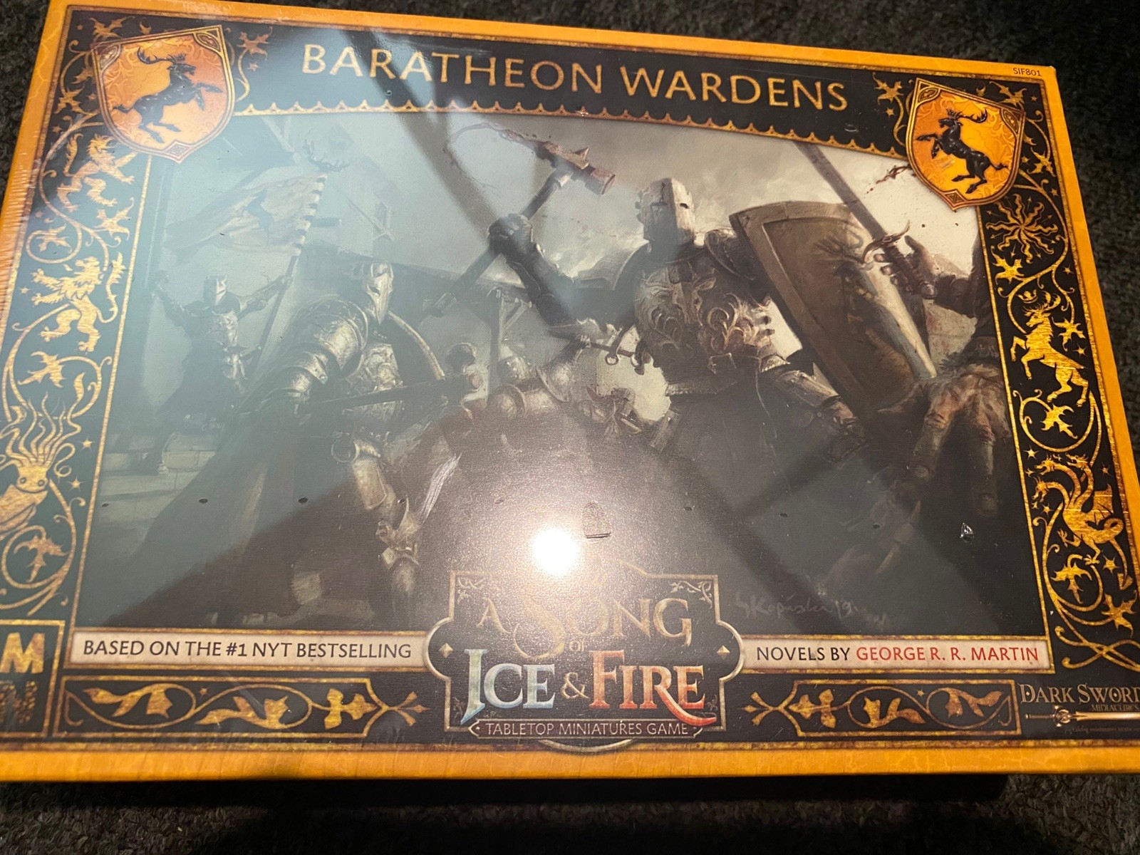 A Song of Ice and Fire Baratheon Wardens miniatures brand new sealed