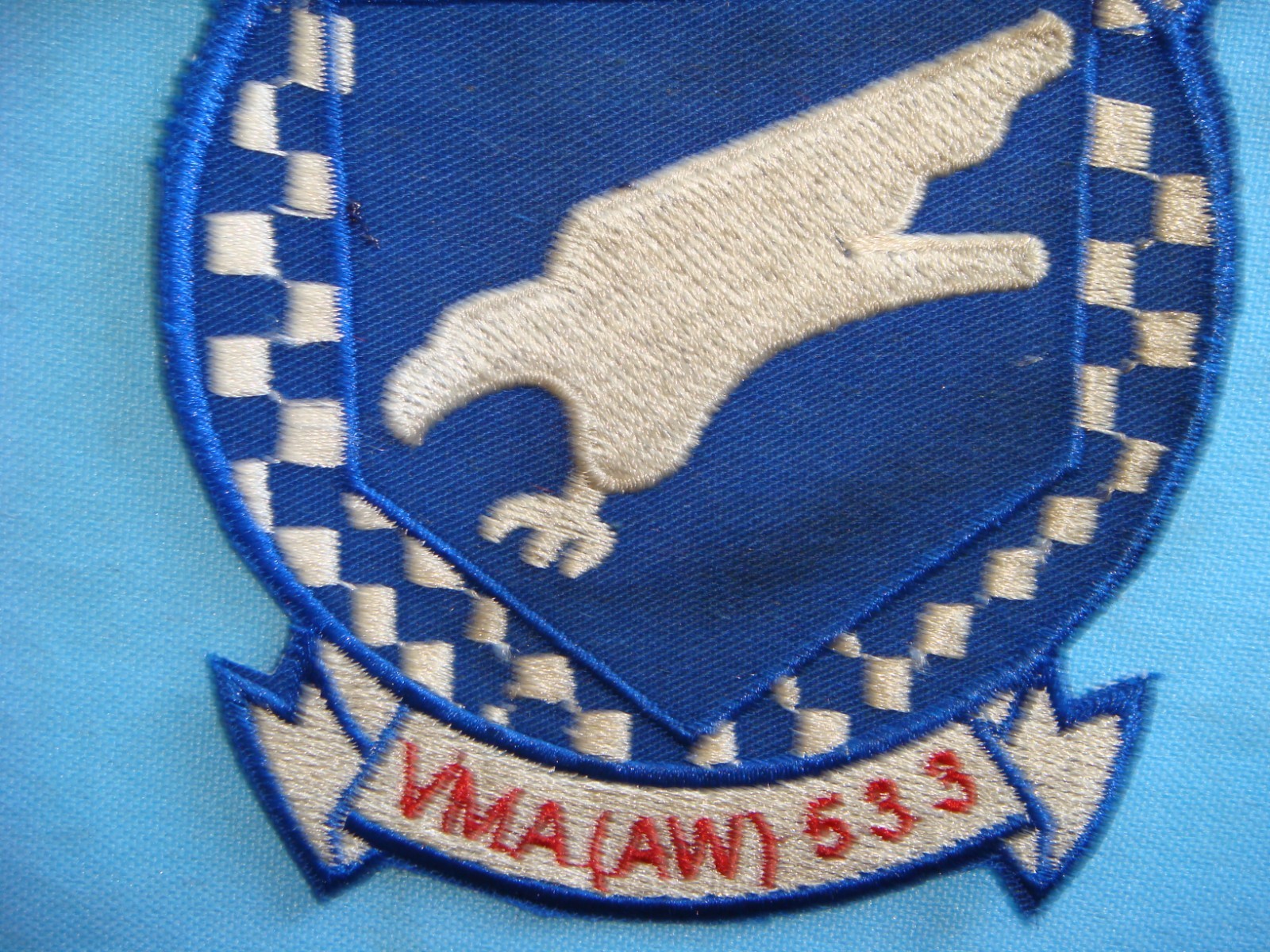 VIETNAM WAR PATCH, USMC MARINE ATTACK ALL WEATHER VMA(AW)-533