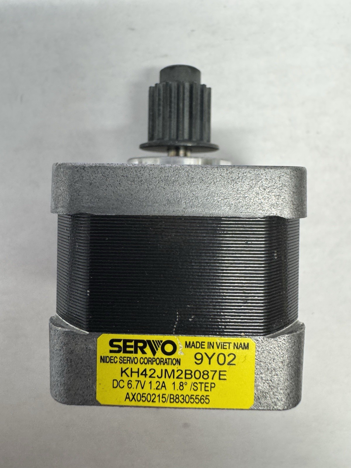 KH42JM2B087E Stepper Motor NEMA 17 1.8 Degree 6.7V 1.2A w/ Gear Nidec