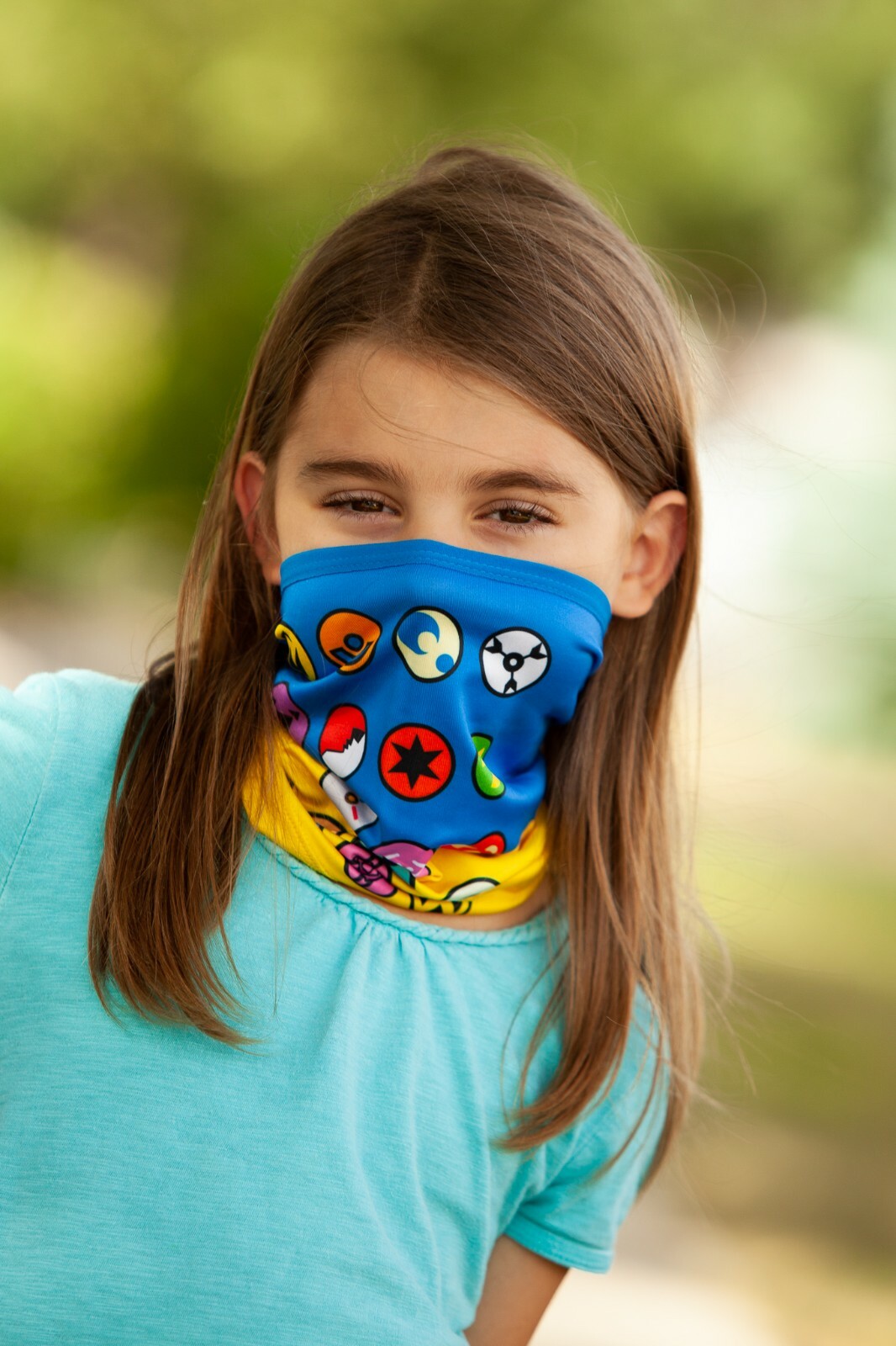 Pokemon Neck Gaiter Face Covering Mask (3 Sizes - Youth / Kids, S/M, L/XL)