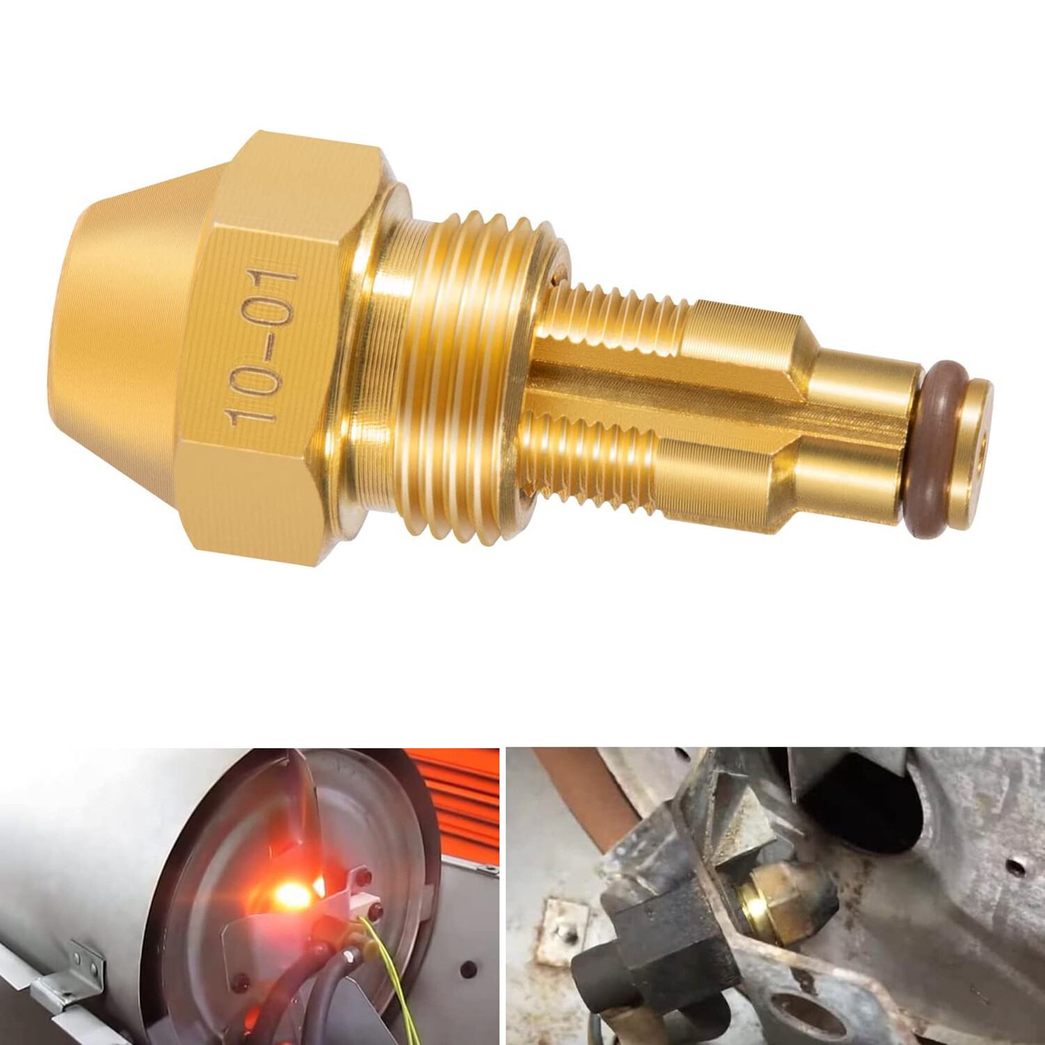 for 35000 BTU Reddy/DESA/Remington Heater PP206 HA3006 Fuel Nozzle Kit w/ O-Ring