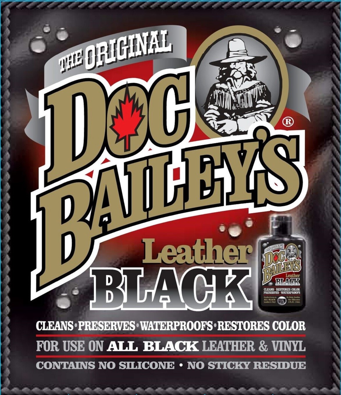 Black Leather Dye Restorer – Recolor & Waterproof Boots Seats | Doc Bailey’s