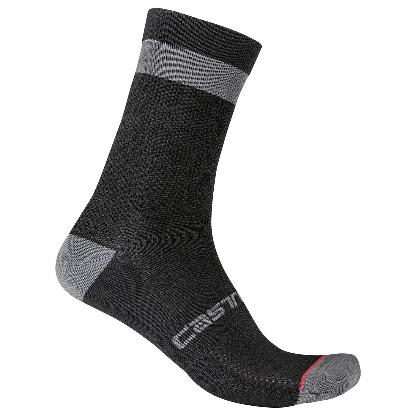 Castelli Alpha 15 Socks Women's Small Black/Dark Gray Bike Cycling l/xl wool