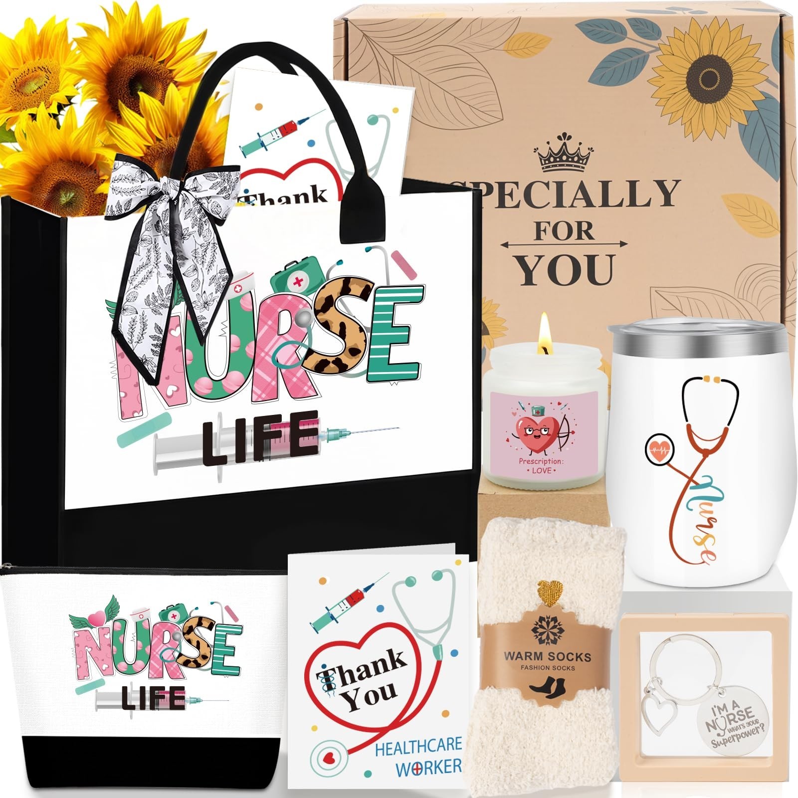 Nurse Gifts for Women, Nurse Appreciation Gift Set for Female Nursing Student...