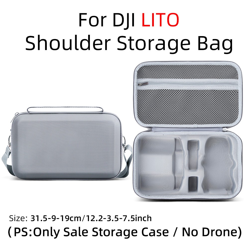 For DJI Lito Drone RC-2 Remote Control Storage Shoulder Bag Carrying Travel Case