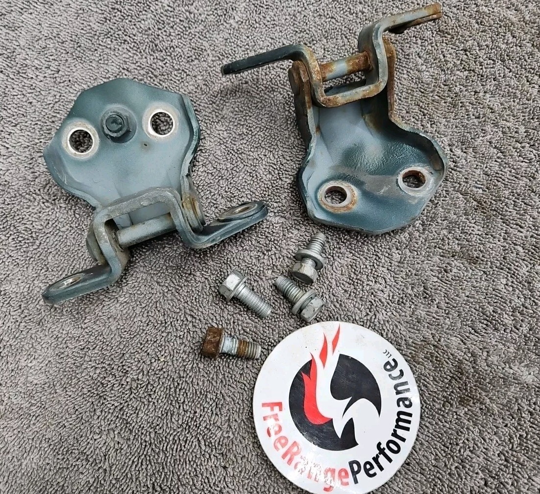 1999-2005 NB Mazda Miata LH Driver Door Hinges Set of 2 Green MX5 MX-5