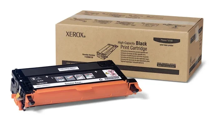 Xerox Black Print Cartridge Phaser 6180 Reorder Number 113R00726 BRAND NEW SEAL