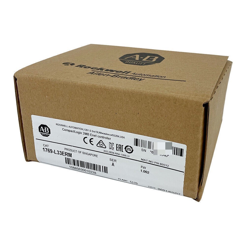 1PC AB 1769-L33ERM /A New Sealed CompactLogix 2 MB Motion Controller 1769L33ERM