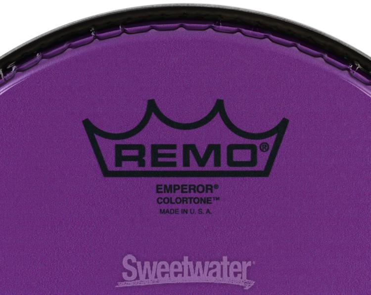 Remo Emperor Colortone Purple Drumhead - 8 inch
