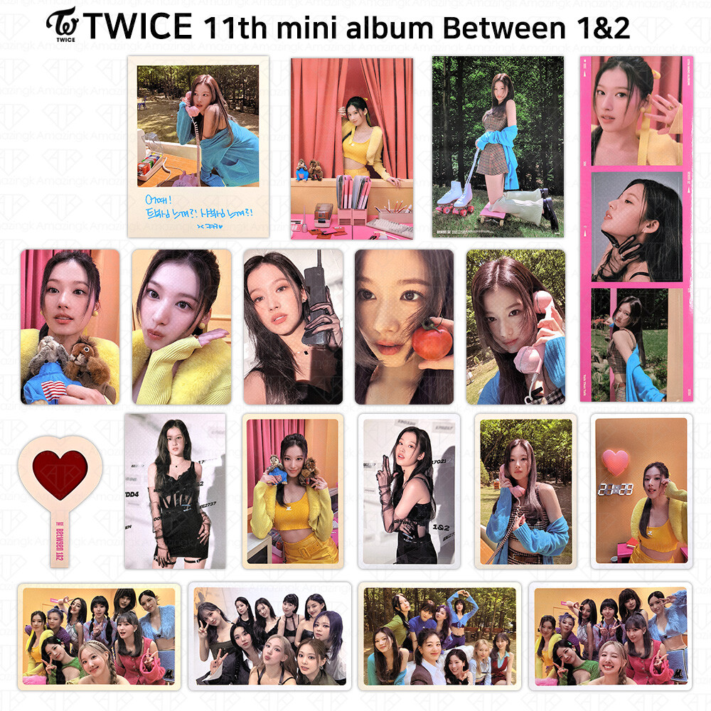 TWICE 11th Mini Album Between 1&2 Sana Photocard Postcard Polaroid POB Sticker