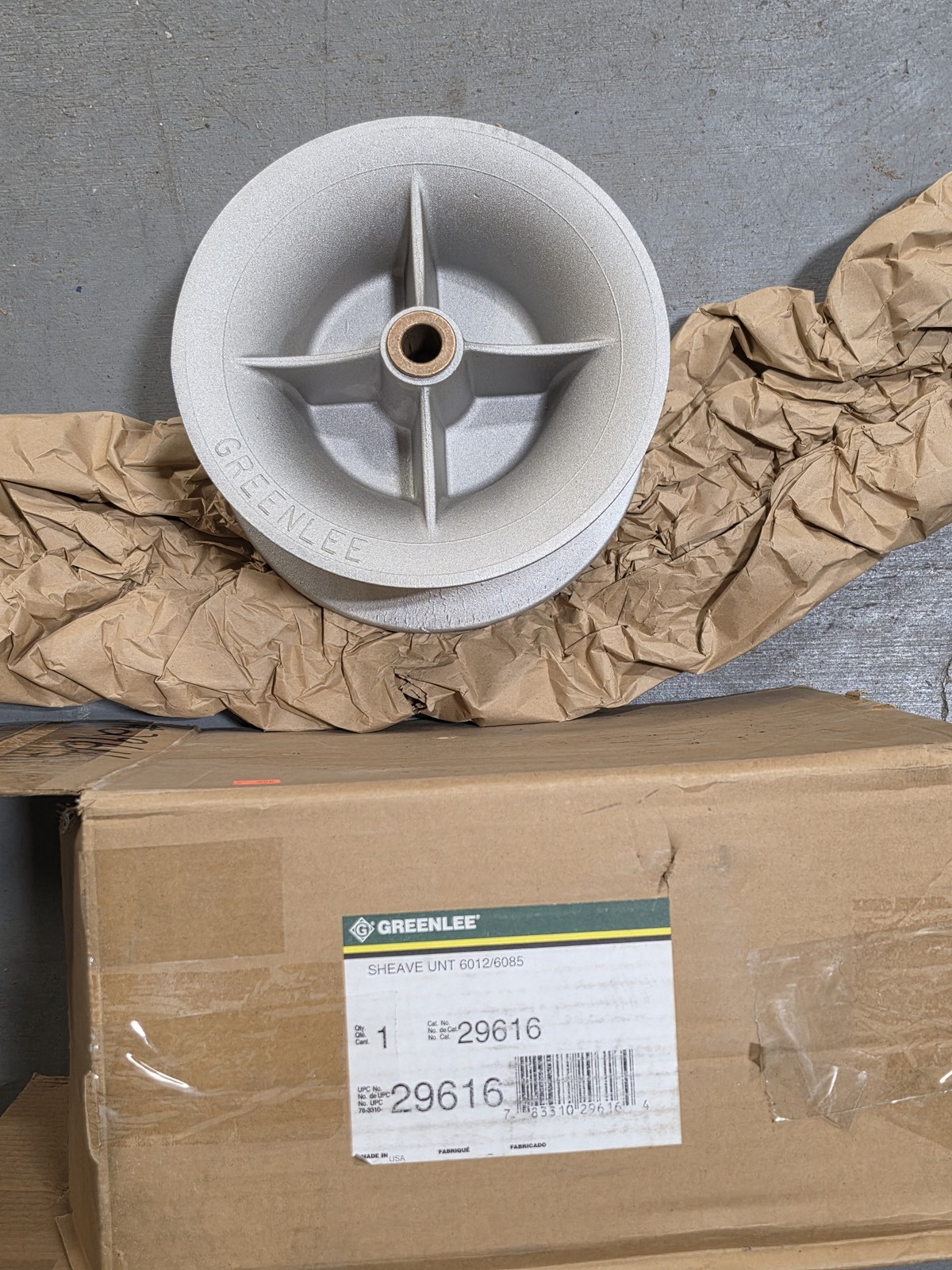 GREENLEE 29616 15358 Sheave Unit 6012/6085 New in Box