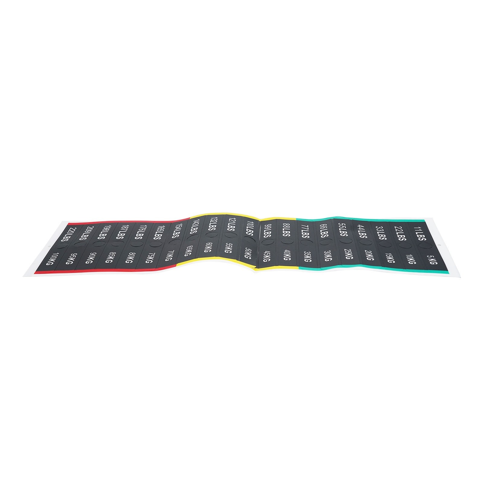 Upgrade Your Workout Session with Clear Weight Identification Stickers