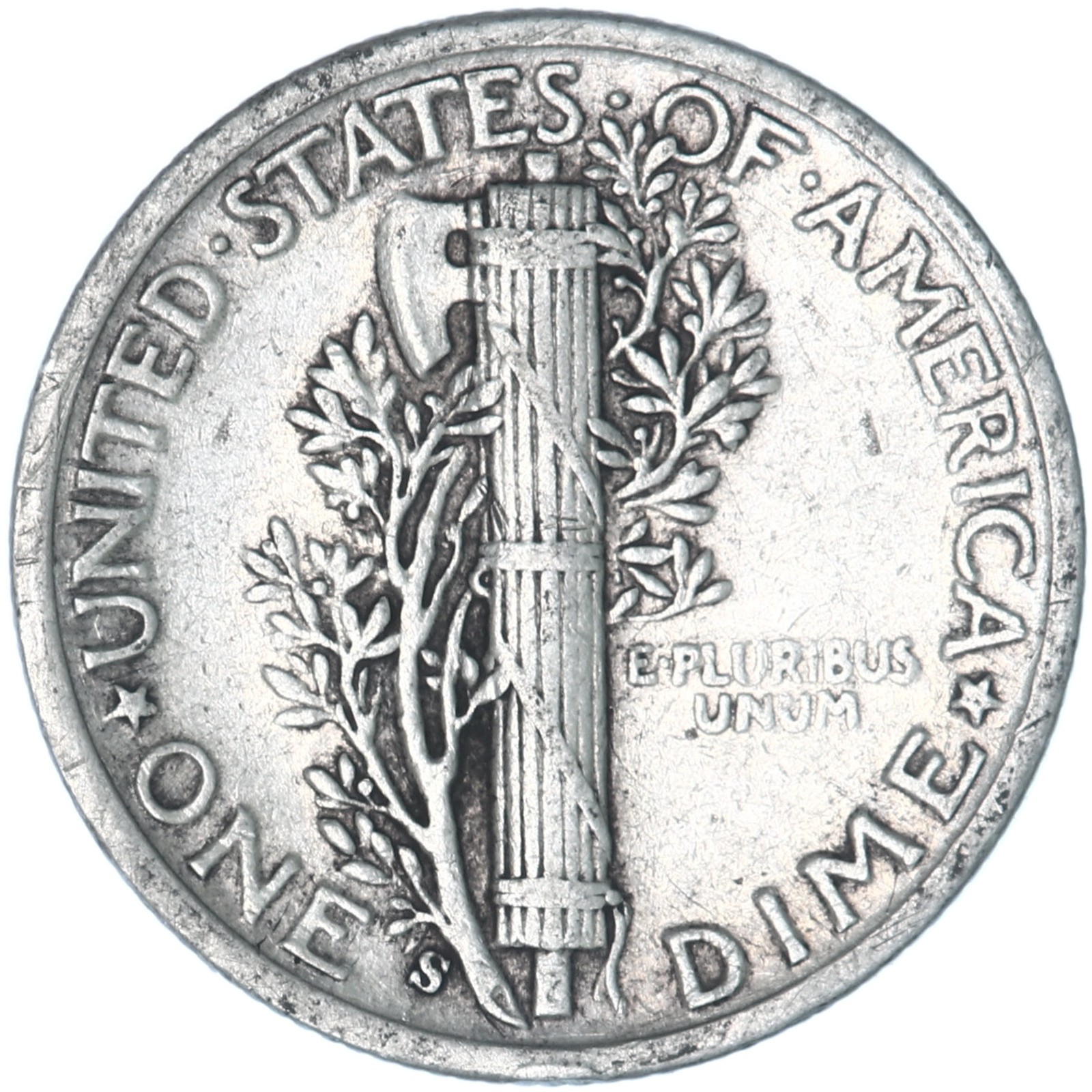 1943 S Mercury Dime 90% Silver Extra Fine XF