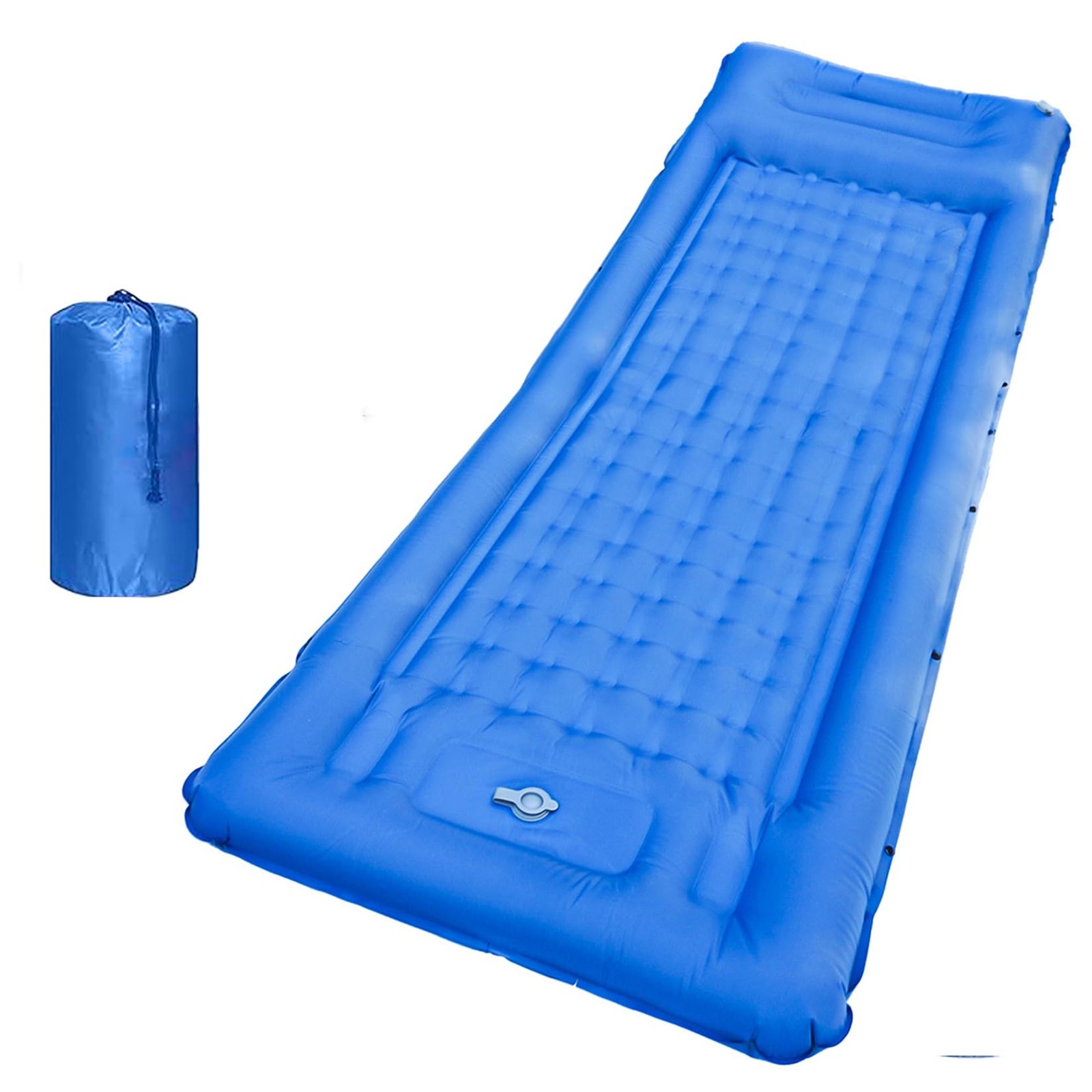 Camping Sleeping Pad Waterproof Compact Air Mattress Built-In Foot Pump