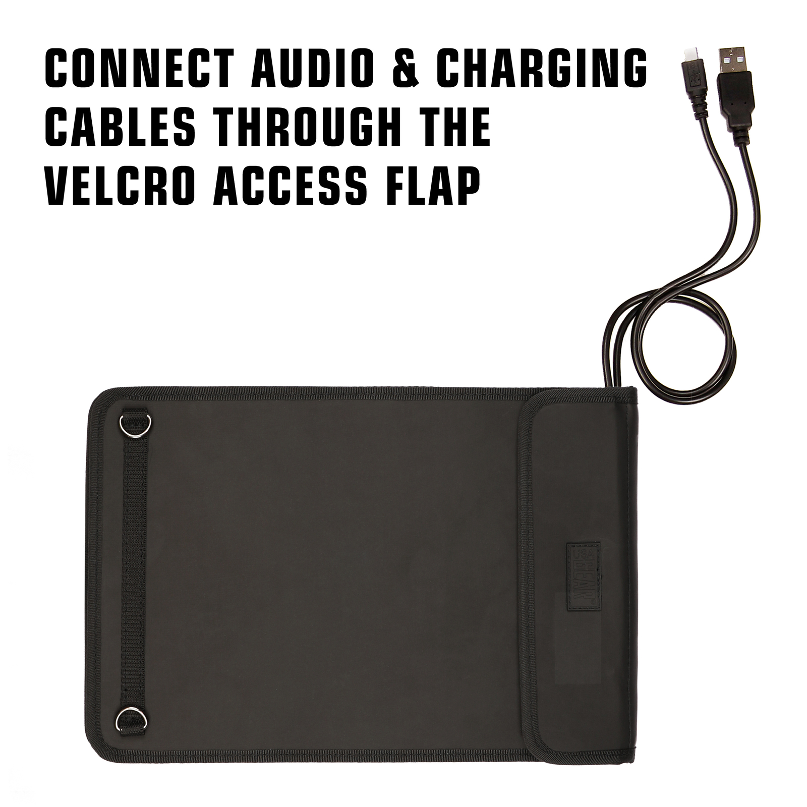 USA Gear FlexARMOR X Tablet Case with Open Front Design & Adjustable Strap