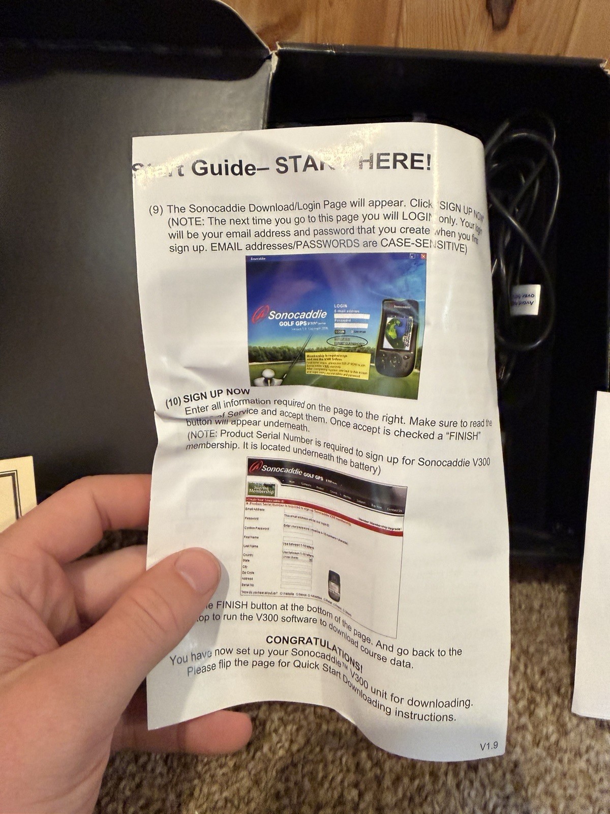 SonoCaddie V300 Golf GPS