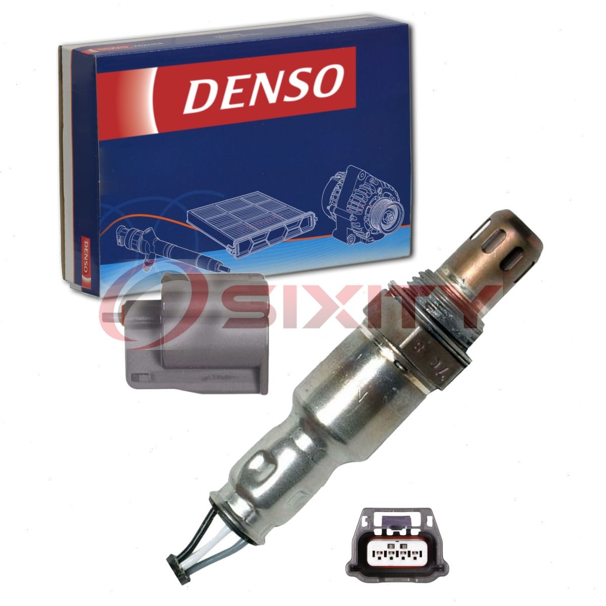 Denso Downstream Oxygen Sensor for 2012-2019 Nissan Versa 1.6L L4 Exhaust bu