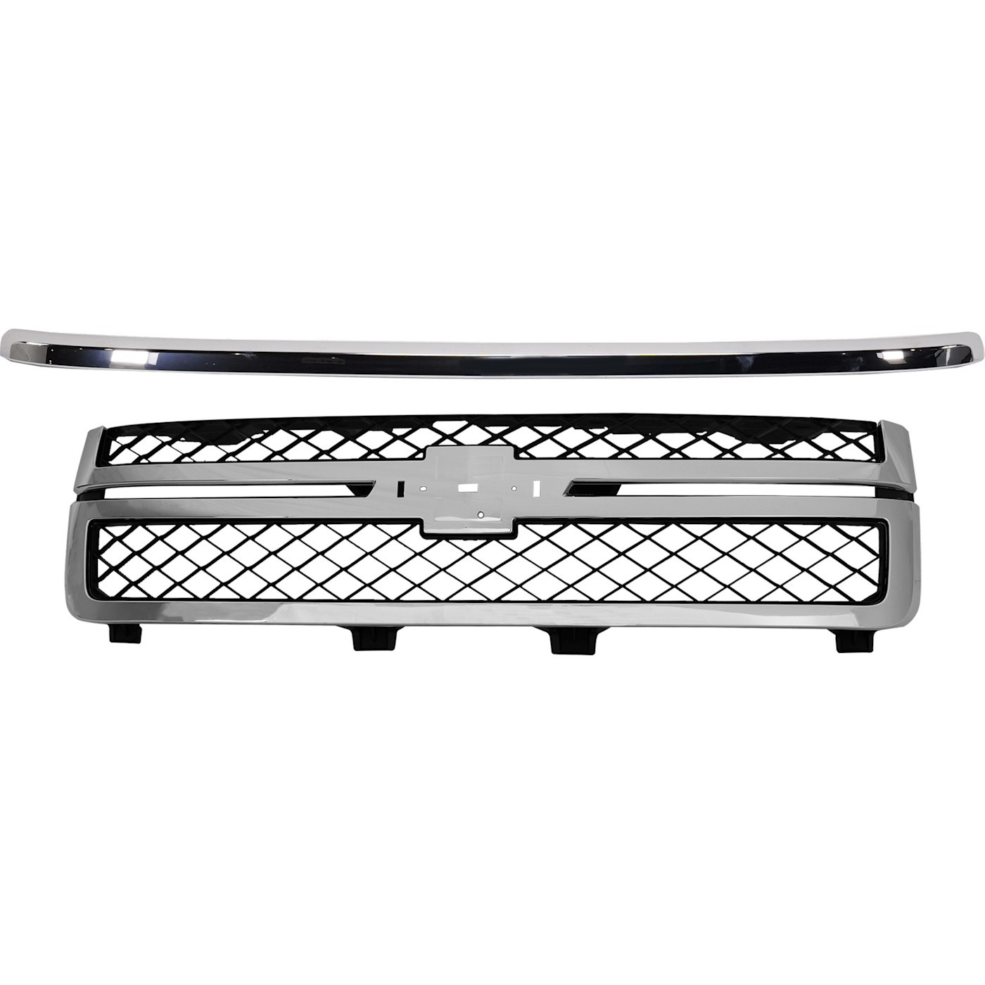 Grille Grill for Chevy Chevrolet Silverado 3500 HD 2500 Heavy Duty 2011-2014