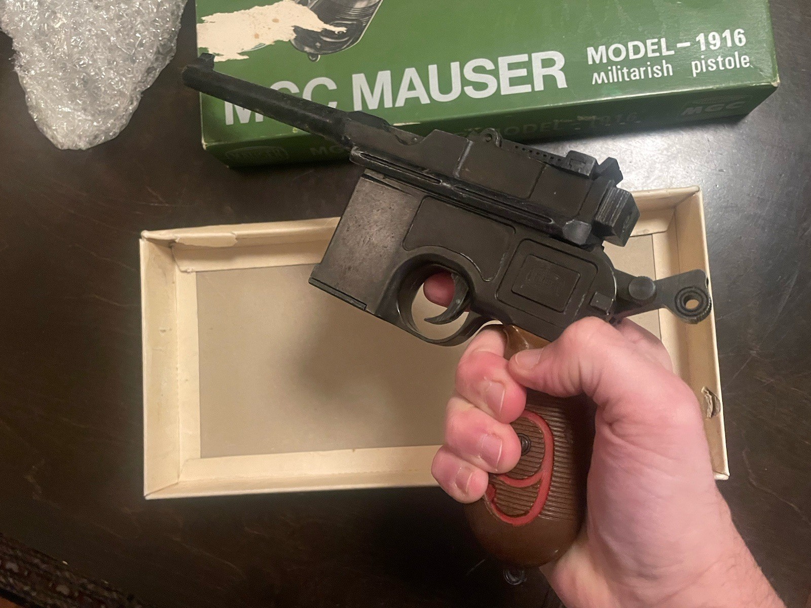 Star Wars Han Solo DL44 Blaster Mauser 1916 Model Gun MGC
