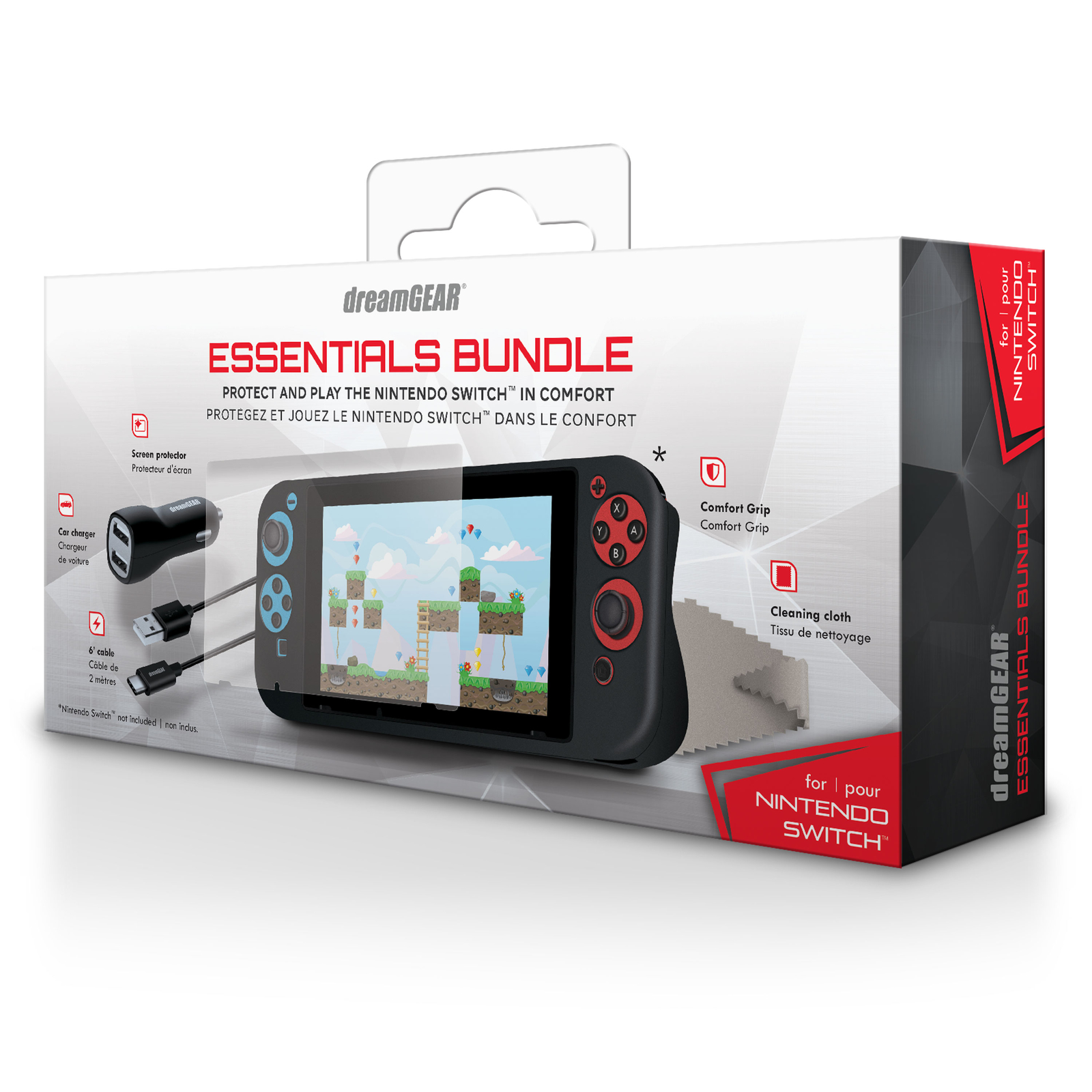 dreamGEAR Nintendo Switch Essentials Starter Bundle Kit
